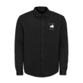 Chemise noire brodée TAUREAU