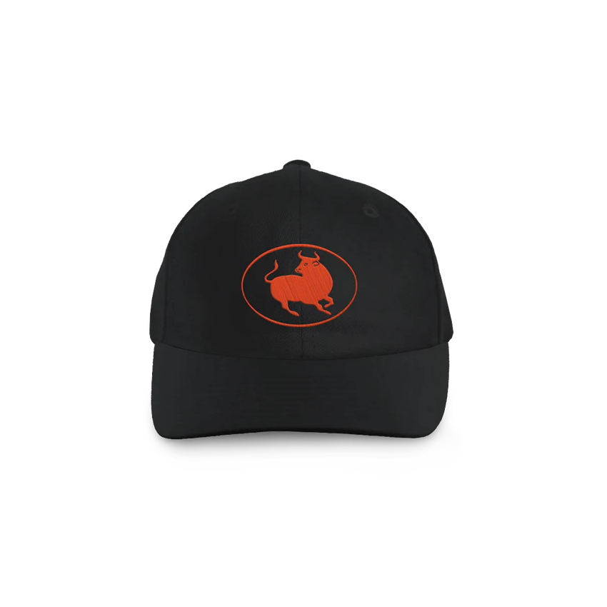 Casquette noire brodée TAUREAU