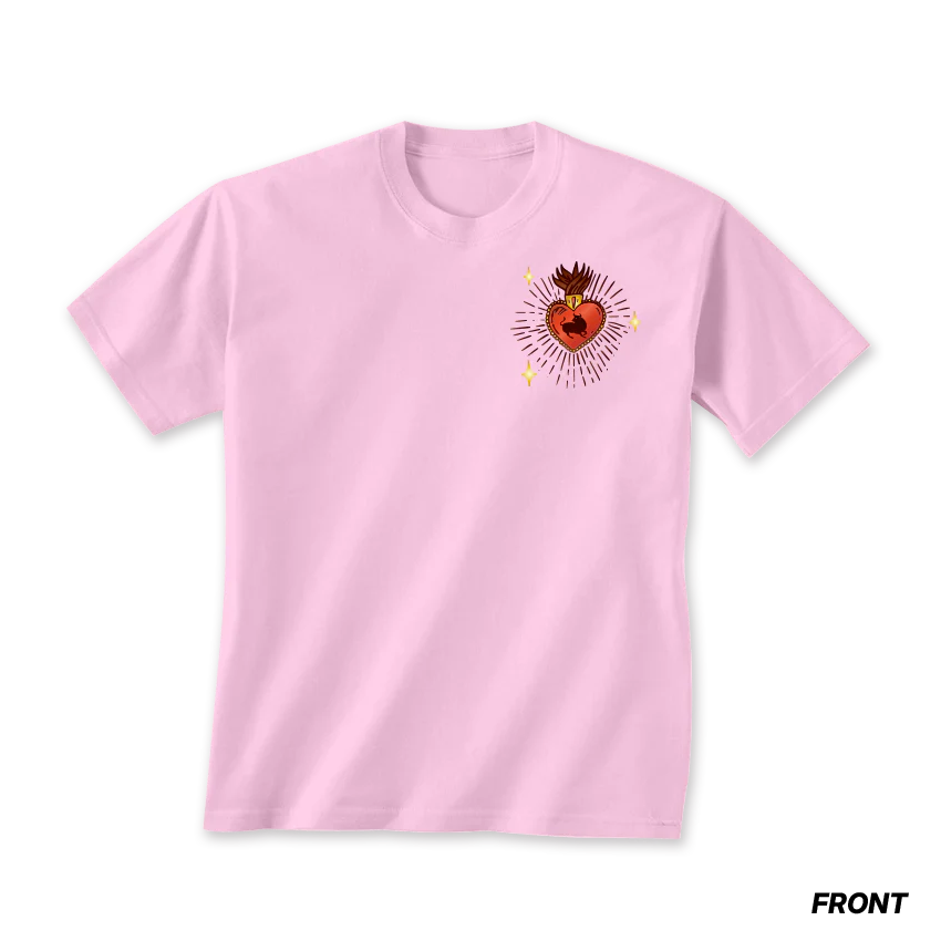 T-shirt rose "GITANA" Nicolas Reyes
