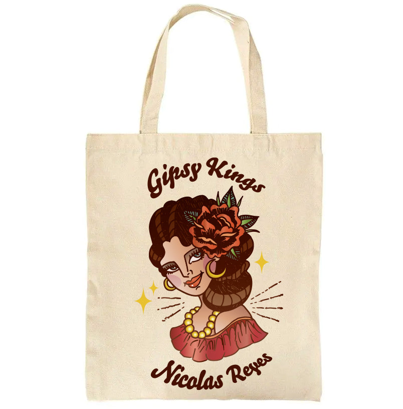 GITANA white totebag