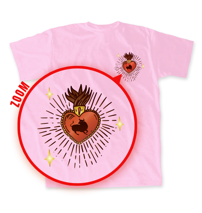 Gitana pink Tee