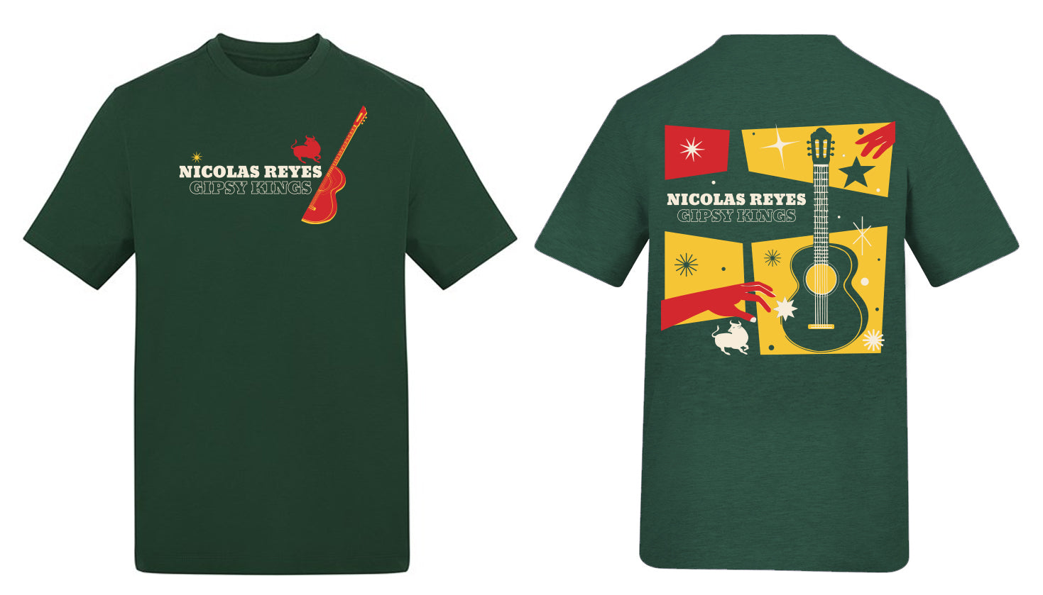 Guitar green Tee
