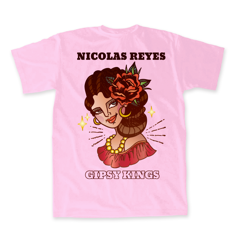 Gitana pink Tee