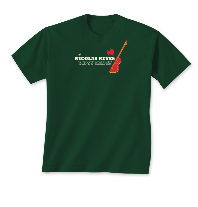 Guitar green Tee