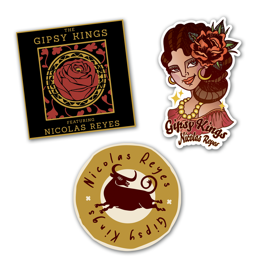 Gipsy Kings Nicolas Reye stickers